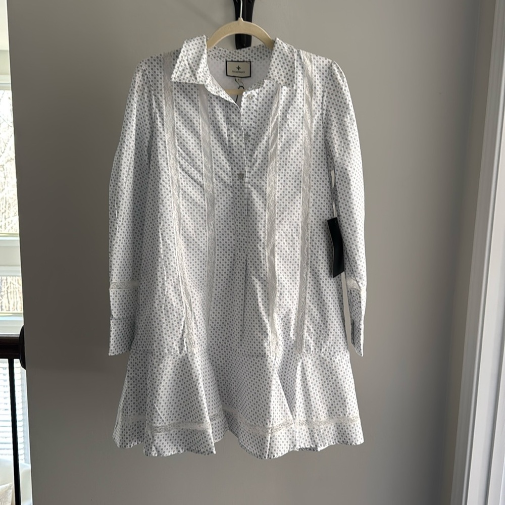 Tuckernuck Callahan Shirt Dress - Blue and White
